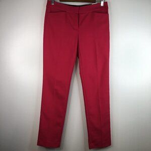 NWT Loft Marisa Deep Coral Pants Size 2